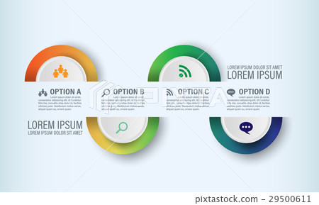 Modern infographic Template vector - Stock Illustration [29500611] - PIXTA
