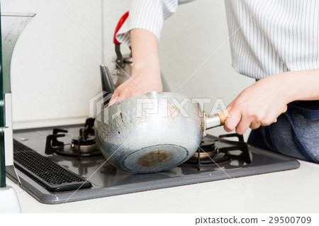 Cleaning the kitchen 29500709
