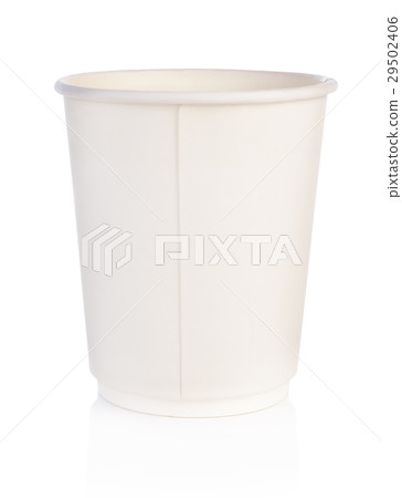 paper cup isolated on white 29502406