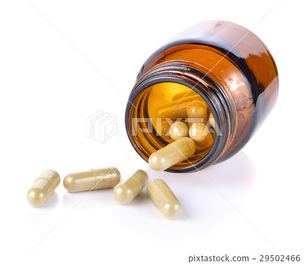 quadrangularis capsule on white 29502466