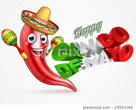 Cinco De Mayo Chilli Pepper Poster Design 29503166