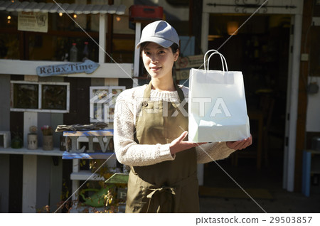 Cafe Clerk Portrait Cafe Clerk Portrait 29503857