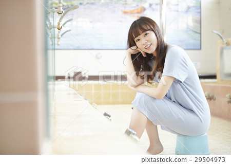 Sento bathing bath washing area 29504973