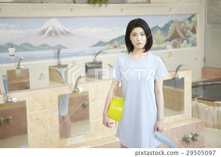 Sento bathing bath washing area 29505097