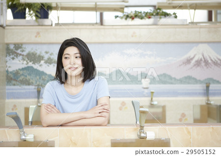 Sento女孩洗肖像女人 29505152