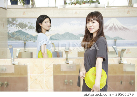 Sento bathing bath washing area Sento bathing bath washing area 29505179