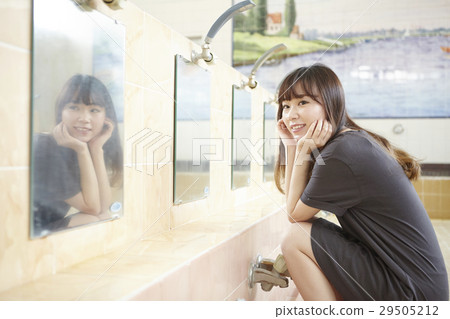 Sento bathing bath washing area 29505212