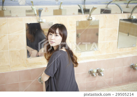 Sento bathing bath washing area 29505214