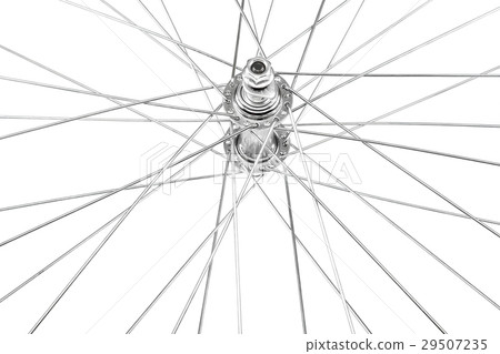 Bicycle wheel with spokes and the sleeve Bicycle wheel with spokes and the sleeve 29507235