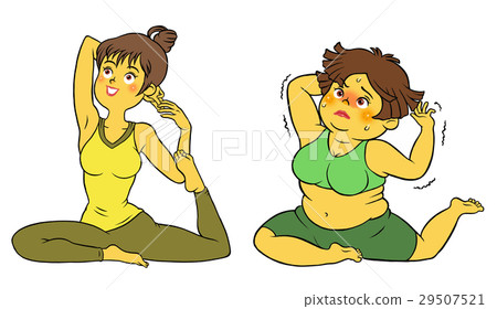做瑜伽的女人 29507521