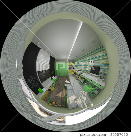 3d illustration interior design of children's room 29507650