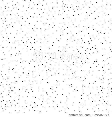 Black Chaotic Dots on White Background.  29507973