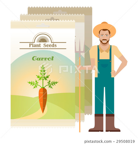 Pack of Carrot seeds icon Pack of Carrot seeds icon 29508019