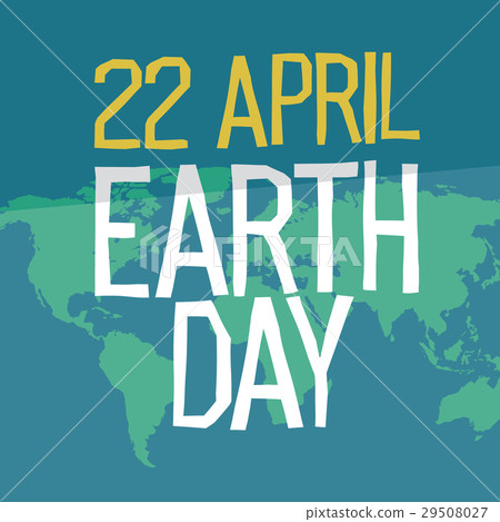 Earth day poster design in flat style. 22 April  29508027