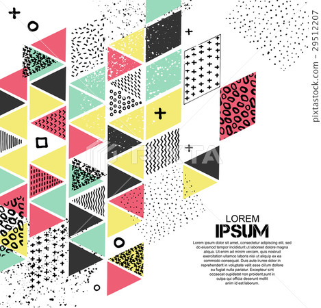 Different colored triangles 29512207