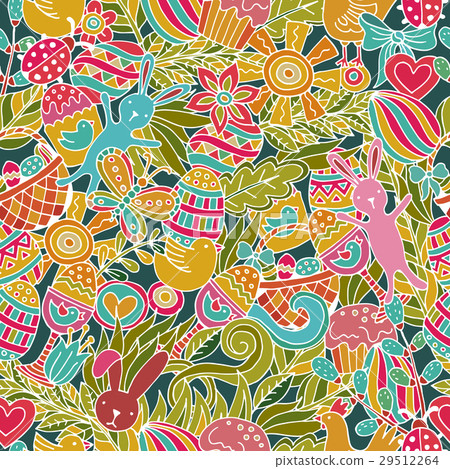 Cartoon vector hand drawn Doodle Happy Easter Cartoon vector hand drawn Doodle Happy Easter 29512264