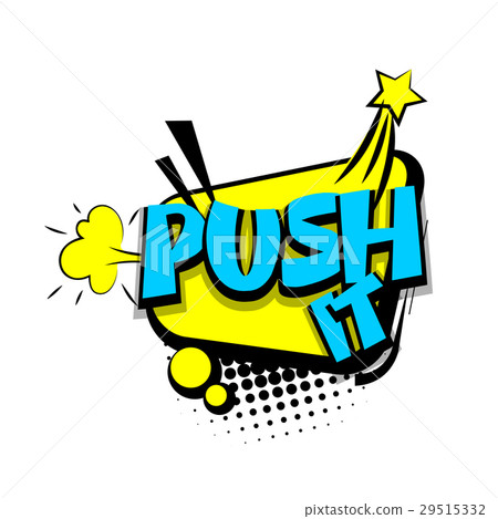 Lettering comic text pop art 29515332