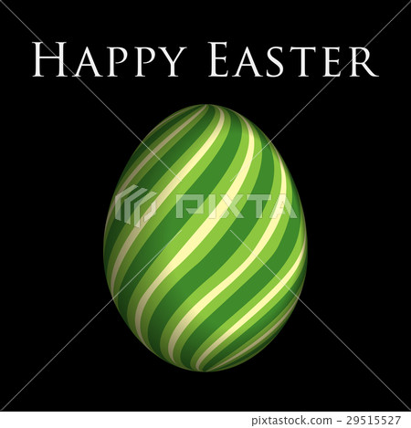 greeting card - colored Easter egg and text greeting card - colored Easter egg and text 29515527