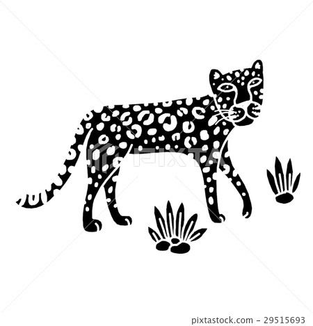 illustration of leopard, graphic vector animal illustration of leopard, graphic vector animal 29515693