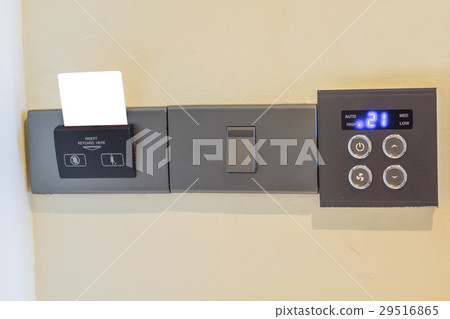 Closeup of electronic card in room . Closeup of electronic card in room . 29516865