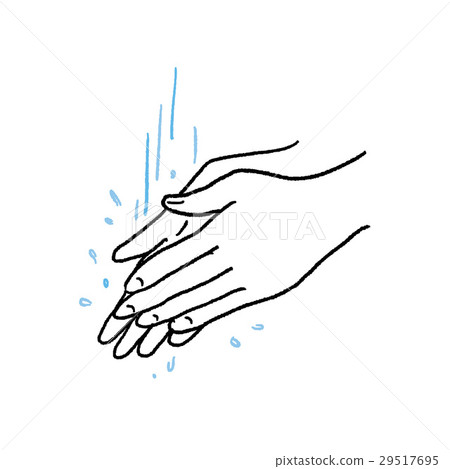 Hand washing illustration 29517695