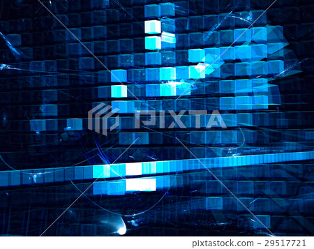 Chaos cubes - abstract digitally generated image 29517721