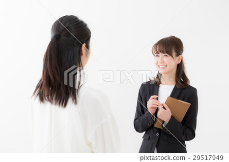 Business woman white back image 29517949