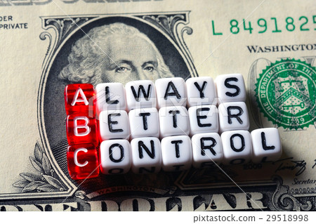 ABC Always Better Control on dollar banknote 29518998