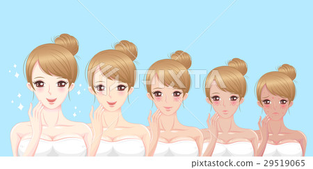 woman face whitening woman face whitening 29519065