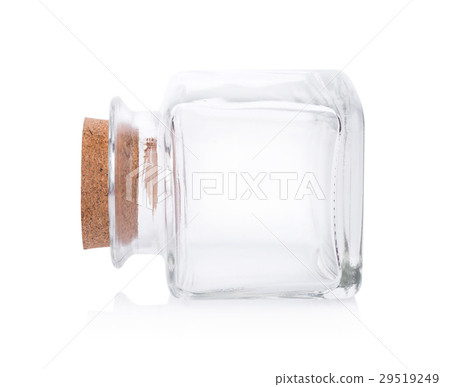 Glass bottle on white background Glass bottle on white background 29519249