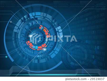 Futuristic graphic user interface 29519837