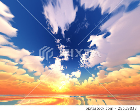 Wind and clouds with the sea 29519838