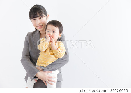 寶貝工作的媽媽 寶貝工作的媽媽 29526653
