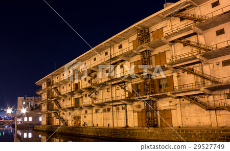 小樽運河北煤氣燈夜視圖 小樽運河北煤氣燈夜視圖 29527749