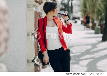 girl with the electronic cigarette 29528446