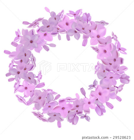 Greeting card with lilac - Stock Illustration [29528623] - PIXTA