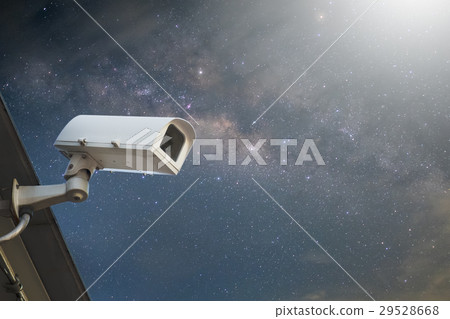 Security cctv surveillance camera on Star Fields 29528668