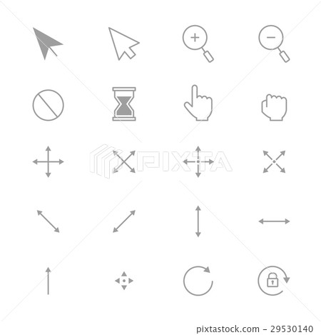 Symbols Internet Arrows and Internet Control Symbols Internet Arrows and Internet Control 29530140