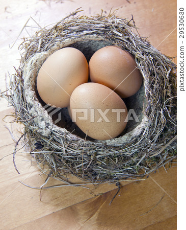 Easter eggs in a nest 29530680