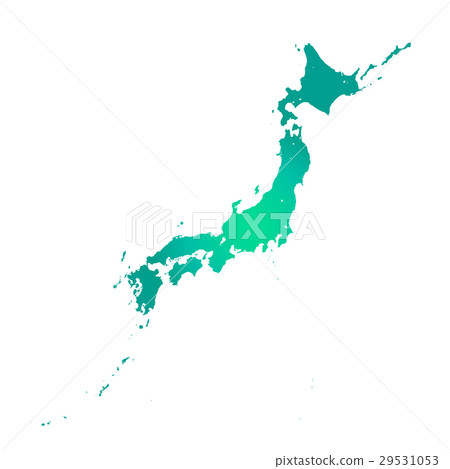 Japanese Islands on white ground 29531053