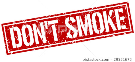 don't smoke square grunge stamp don't smoke square grunge stamp 29531673