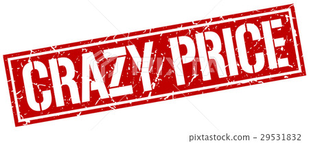 crazy price square grunge stamp crazy price square grunge stamp 29531832