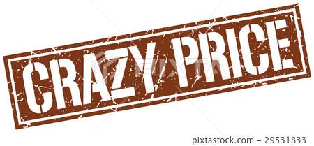 crazy price square grunge stamp crazy price square grunge stamp 29531833