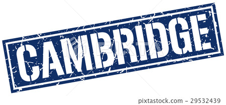 Cambridge blue square stamp Cambridge blue square stamp 29532439