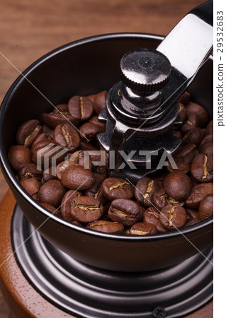 Coffee grinder and coffee beans 29532683