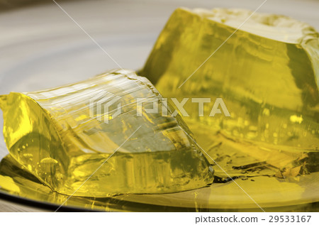 Jello macro. Yellow and delicious  29533167