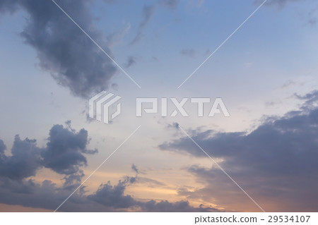 twilight sunset sky with colorful cloud twilight sunset sky with colorful cloud 29534107