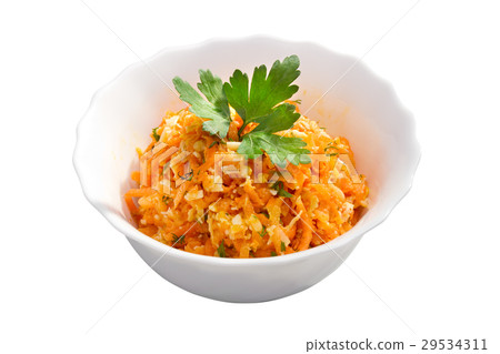 vegetable salad with carrots vegetable salad with carrots 29534311