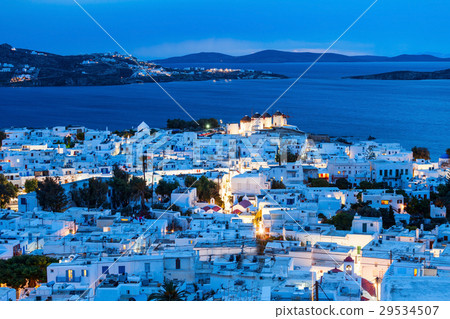 Windmills on Mykonos, Greece 29534507
