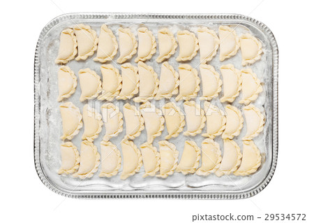 dumplings on a tray dumplings on a tray 29534572